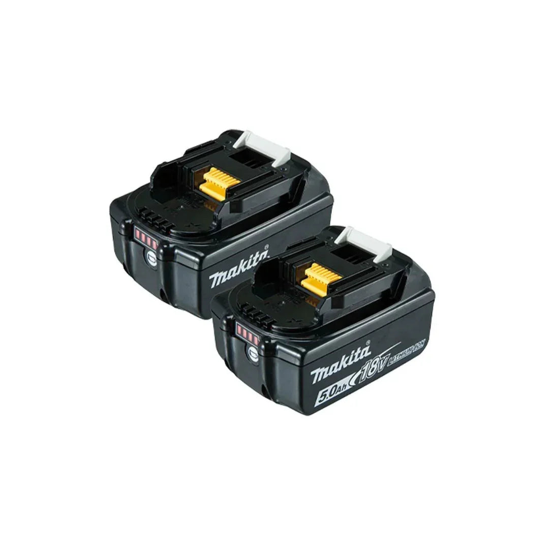Makita BL1850B 18V 5.0Ah Battery Twin Pack with Flashlight