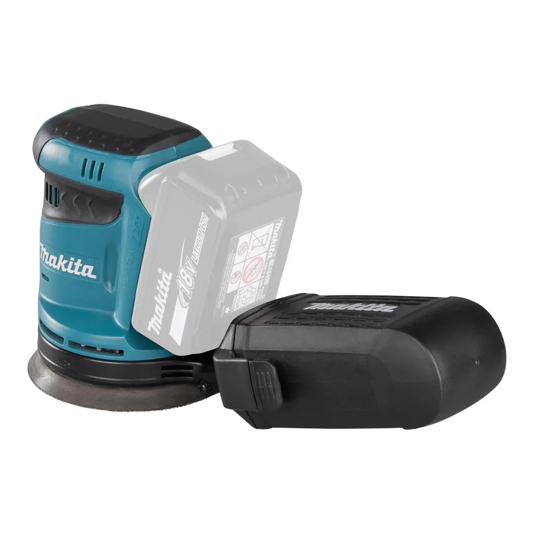 MAKITA 18V LXT SANDER KIT + 2X 5.0AH BATTERIES