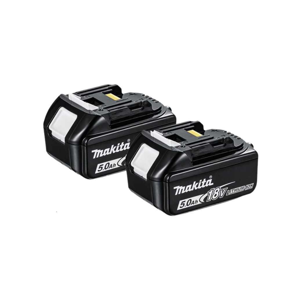 Makita 18V LXT 125mm Brushless Grinder Kit – DGA504Z with 2x 5Ah Batteries Included