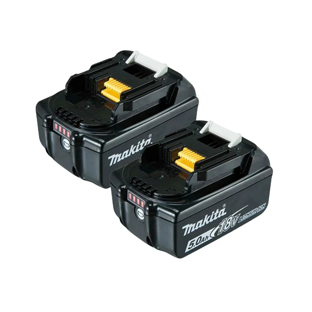 MAKITA 18V LXT SANDER KIT + 2X 5.0AH BATTERIES