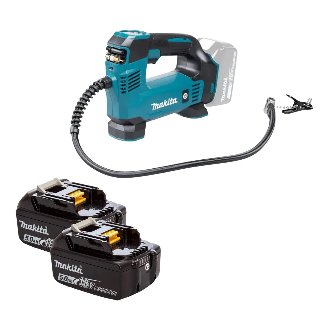 MAKITA 18V LXT INFLATOR COMBO INCLUDING 2 X 5.0AH LI-ION BATTERIES
