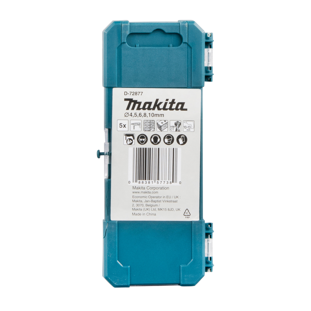 Makita Masonry Drill Bit Set – 5 Piece